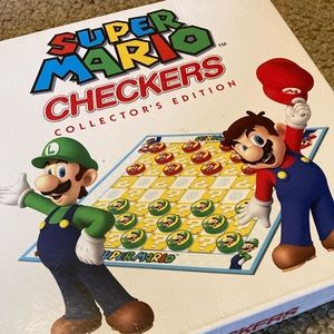 USAopoly super Mario checkers game